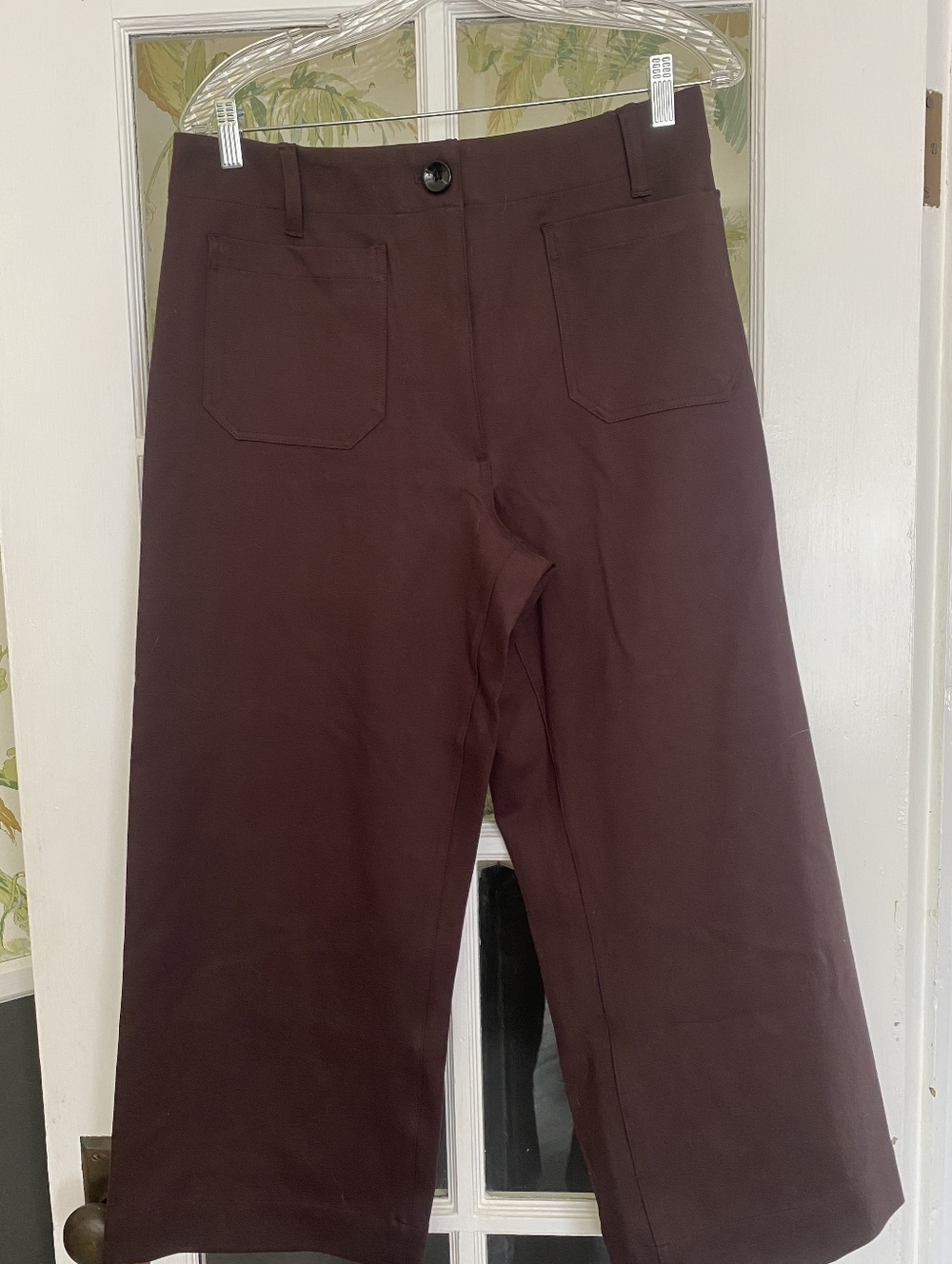 Quince Wide Leg Stretch Ankle Pant